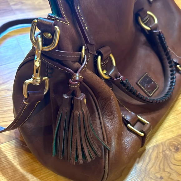 Dooney&Bourke Brown Leather Purse/Satchel - Picture 4 of 11